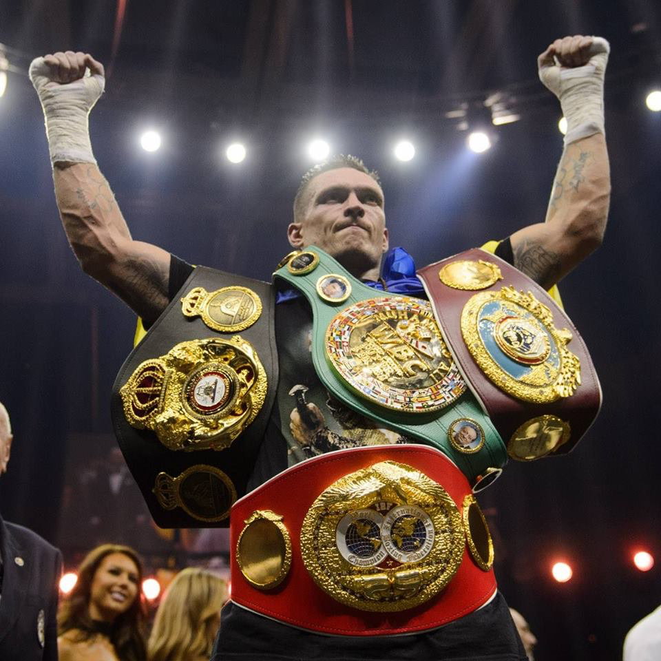 Oleksandr Usyk fighting